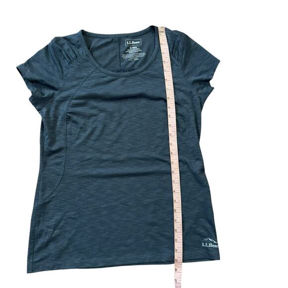 L.L. Bean Casual Gray Crew Neck T Shirt Women’s S Activewear Comfy Minimalist - Picture 6 of 9